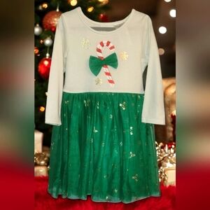 Blueberi  Boulevard Christmas Candy Cane Dress